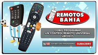 COMO PROGRAMAR UN CONTROL REMOTO UNIVERSAL URC2025 DE CABLEVISION EN UN TELEVISOR