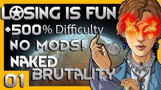 RimWorld - No Mods, No Pause, +500% Losing is Fun, Naked Brutality | 01