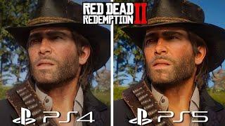 Red Dead Redemption 2 PS4 vs PS5 Graphics Comparison