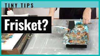 Tiny Tips Ep. 8 – Making a mask with FRISKET film to IMPROVE your mixed media artwork