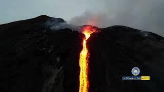 Stromboli volcano, the orange alert is triggered: the images from the drone