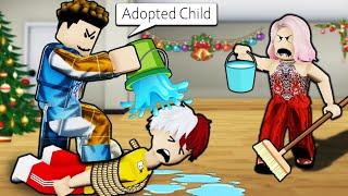 ROBLOX Brookhaven RP - FUNNY MOMENTS: Poor adopted child ( GAME OF LUCK P2 )