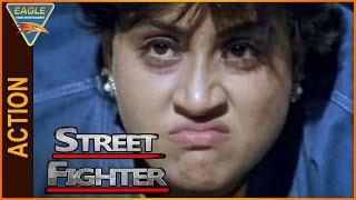 Street Fighter Hindi Dubbed Movie || Vijayashanthi Best Fight Scene || Eagle Hindi Movies