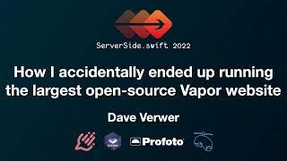 How I Accidentally Ended Up Running The Largest Open-Source Vapor Website - Dave Verwer