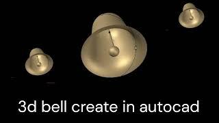 3d bell create in AutoCAD