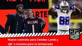 Renovación para Ceedee Lamb QB´s novatos para esta temporada 