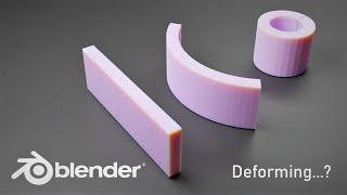 How Deforming(Bending) Works In Blender Beginner Tutorial #blender #3dtutorial #blendertutorial