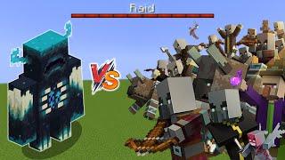 Minecraft 1.19 Warden vs Raid - Can Warden defeat a full raid all alone? (Normal difficulty)