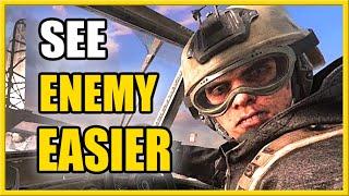 How to SEE ENEMIES EASIER in COD Modern Warfare 2 (FidelityFX CAS)