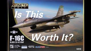 Kinetic Gold 1/48 F-16C - is this kit worth your time and money? A build review in under 30 minutes.