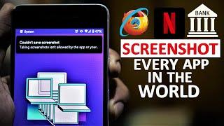 How to Take Screenshots/Record any RESTRICTED App [100000% WORKING]