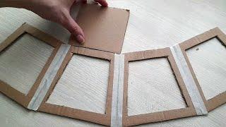 Как сделать ДЕКОРАТИВНЫЙ ФОНАРЬ в античном стиле своими руками ИЗ КАРТОНА DIYCARDBOARD LANTERN made