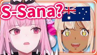 Calli Forgot How Australian Sana is 【HololiveEN】