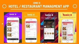 Ionic 7 | Hotel Managment App | Full  Project