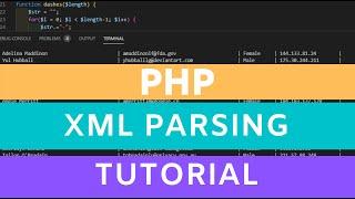 php xml parsing tutorial - simple xml parser