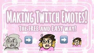 How to Make & Resize Custom TWITCH EMOTES