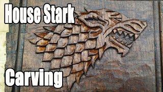 Game Of Thrones - House Stark Carving