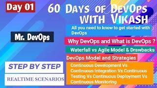 Day-01 | Let's start with Fundamentals of DevOps | #60DaysOfDevOps #freedevopscourse  #2023