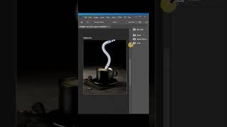 adobe photoshop Smoke effect short video  #photoshop #graphicdesignphotoshop