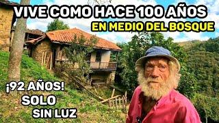 AISLADO CON 92 AÑOS EN UNA ALDEA SIN CARRETERA NI ELECTRICIDAD