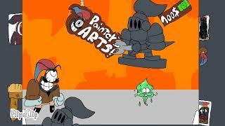 Sugary spire Pizzelle vs The Painter boss fight animated (fan made)