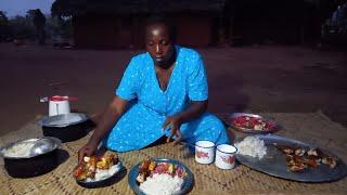 African Village Life//Cooking Most Appetizing Delicious Village Food for Dinner