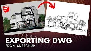 How to Export a DWG from Sketchup