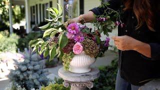 How I Make A Cut Flower Arrangement! // Garden Answer