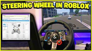 How to USE A STEERING WHEEL in ROBLOX! (WORKING 2023)