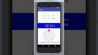 android datepicker timepicker example