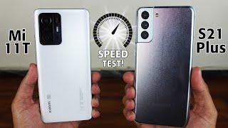 Xiaomi Mi 11T vs Samsung Galaxy S21 Plus - Speed Test! 