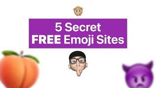 5 Secret FREE Emoji Sites