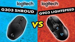 Logitech G303 SHROUD Vs G903 LIGHTSPEED : Wireless Mouse Specs Comparison