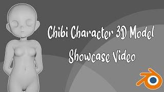 Chibi Character 3D Model | Showcase Video