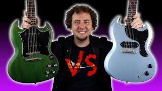 Harley Benton DC-60 Junior vs 2020 Epiphone SG Classic Worn P90 | Guitar Shootout!