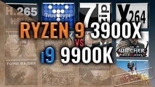 Ryzen 9 3900X vs i9 9900K - 15 Tests  – Which is better?