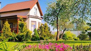 Дом Окнами в САД Простая Жизнь Букетная посадка Цветов Приятные хлопоты в Саду и Огороде #дом
