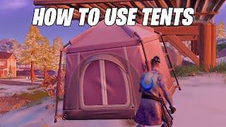 NEW Tent Storage Item | How It Works and How to Use | Fortnite Chapter 3