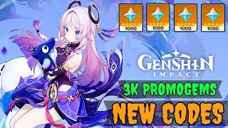 ️3K PROMOGEMS️GENSHIN IMPACT REDEEM CODES 2024 - GENSHIN IMPACT CODES 2024 - GENSHIN CODE REDEEM