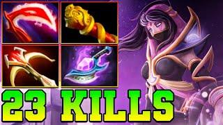 24 Kills TA ! Templar Assassin Dota 2 New Meta 7.37 Guide Carry Gameplay Item Build