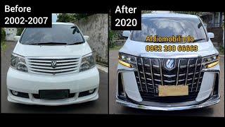 Project #15 Alphard 2003 anh10 upgrade/ facelift 2020 modelista style..