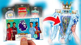 Using ADRENALYN XL PACKS to PREDICT THE *WINNER* of the PREMIER LEAGUE! (2023/2024 Season!)