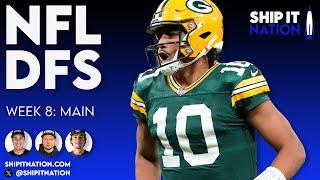 NFL Week 8 Main Slate | October 27, 2024 | DraftKings & FanDuel DFS Picks, Plays and Process