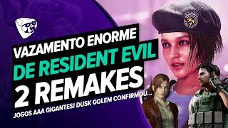 BOMBA! TONELADAS De VAZAMENTOS De Resident Evil Code VERONICA e RE0 REMAKE! Jogos AAA GIGANTES!