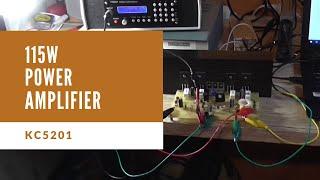 Silicon Chip KC5201 115W Power Amplifier Kit Build