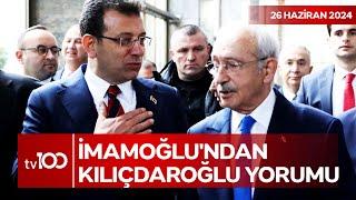 İmamoğlu - Kılıçdaroğlu Görüşmesi Ne Zaman? | TV100 Ana Haber