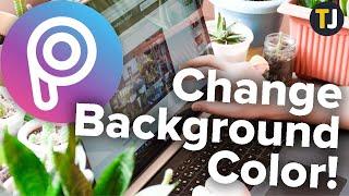 How To Change The Background Color In PicsArt