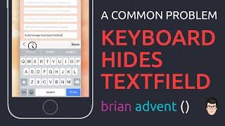 iOS Swift Tutorial: Keyboard covering textView or textField?