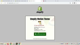 Shopify Premium Theme is Free for Download [v]