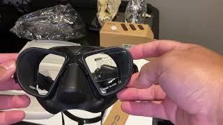 Unboxing C4 Plasma XL spearfishing mask and Sigalsub X-Wide Spearfishing and free diving Mask